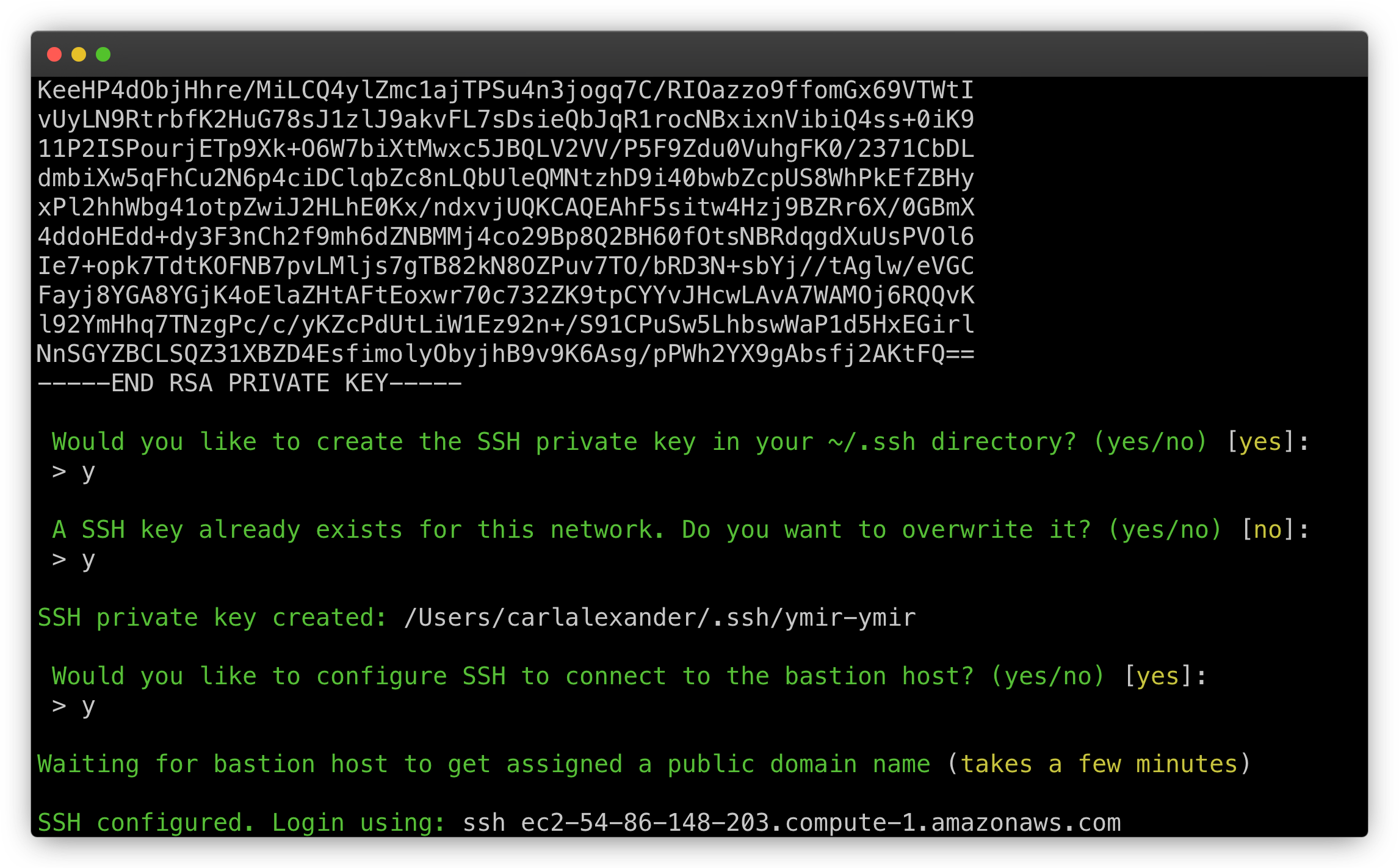 bastion host ssh configuration